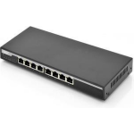 Digitus DN-95340 netwerk-switch Unmanaged Gigabit Ethernet (10/100/1000) Power over Ethernet (PoE) - Zwart