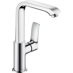 Hansgrohe Metris wastafelkraan met hoge draaibare uitloop chroom 31187000