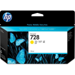 HP 728 130-ml Yellow DesignJet Ink Cartridge Origineel - Geel