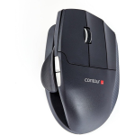 Contour Design Unimouse muis USB Type-A IR LED 2800 DPI Linkshandig - Zwart