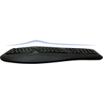 Adesso Tru-Form 150 toetsenbord USB QWERTY Amerikaans Engels - Zwart