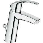 Grohe Eurosmart wastafelkraan medium met waste chroom 2339310e