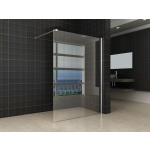 Wiesbaden Comfort Shower inloopdouche 140x200cm 8mm glas met NANO coating 20.3813