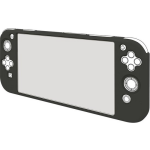 NACON SILICONEN HOES VOOR SWITCH LITE - Zwart