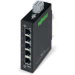 Wago 852-111 Fast Ethernet (10/100) netwerk-switch - Zwart