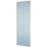 Plieger Venezia M designradiator dubbel verticaal met middenaansluiting 1970x532mm 2148W 7253071 - Wit