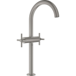 Grohe Atrio 1-gats wastafelkraan XL-size m. hoge draaibare uitloop met kruisgrepen supersteel 21044dc3