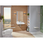 Villeroy & Boch Squaro Infinity kunststof douchebak quaryl rechthoekig 180x100x4cm mat wit UDQ1810SQI2VRW