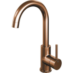 Brauer Copper Edition Wastafelmengkraan hoog model ronde uitloop standaardgreep ColdStart PVD 5-GK-003