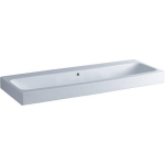 Geberit iCon wastafel zonder kraangat met overloop 120x48.5x16cm 124025000 - Blanco