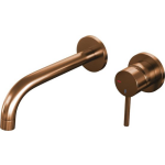 Brauer Copper Edition wastafelkraan inbouw ColdStart met inbouwdeel standaardgreep geborsteld koper PVD 5-GK-004