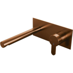 Brauer Copper Edition wastafelkraan inbouw ColdStart met inbouwdeel type S4 greep geborsteld koper PVD 5-GK-004-S4
