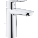 Grohe Bauloop M-Size wastafelkraan met waste chroom 23762000