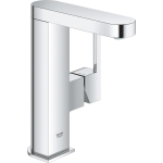 Grohe Plus 1-gats wastafelkraan M-size met gladdy body en push open waste chroom 23872003