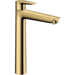 Hansgrohe Talis E 1-gats wastafelkraan verhoogd 240 met waste polished gold 71716990 - Oro