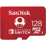 Sandisk MicroSDXC Extreme Gaming 128GB (Nintendo licensed) - Rojo