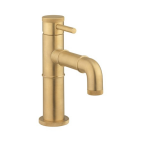 Crosswater MPRO INDUSTRIAL wastafelkraan 15.9cm 1 gats uitloop 11.2cm geborsteld messing living colours PRI110DNUB