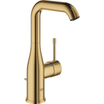 Grohe Essence New wastafelkraan L-size met hoge draaibare uitloop met waste EcoJoy cool sunrise 32628GL1 - Oro