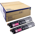 Brother TN-329MTWIN tonercartridge Origineel 2 stuk(s) - Magenta