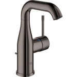 Grohe Essence New wastafelkraan M-size met hoge draaibare uitloop met waste EcoJoy hard graphite 23462A01