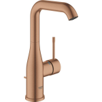 Grohe Essence New wastafelkraan L-size met hoge draaibare uitloop met waste EcoJoy brushed warm sunset 32628dl1