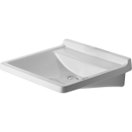 Duravit Starck 3 Wastafel H16xD54.5cm 0 kraangaten rechthoek Keramiek 0312600000 - Wit