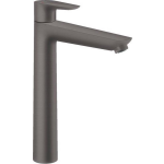 Hansgrohe Talis E ééngreeps wastafelmengkraan 240 met pop-up afvoergarnituur Brushed Black Chrome 71716340 - Zwart