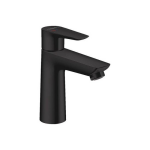 Hansgrohe Talis E 1-gats wastafelkraan 110 CoolStart met waste mat zwart 71713670