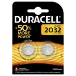 Duracell Knoopcelbatterijen - 3V Lithium DL 2032 2 Stuks