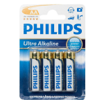 Philips Batterijen Ultra Alkaline LR6 AA - 4 Stuks