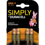 Duracell Batterij - Simply AAA 1,5V Alkaline