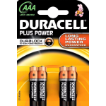Duracell Plus Power Batterij - AAA LR03 MN2400 4 Stuks