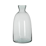 Mica Decorations Fles Vazen Florine 22 X 44 Cm Transparant Gerecycled Glas - Home Deco Vazen - Woonaccessoires