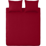 Ten Cate 100% Katoensatijnen Lits-jumeaux Dekbedovertrek - 240x200/220 - - Rood