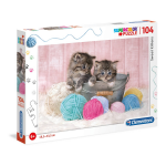 Clementoni Legpuzzel Supercolor Sweet Kittens 104 Stukjes