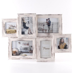 Zep - Multi Houten Fotolijst Belgravia Voor Foto's 2x 10x15 2x 10x10 2x 13x18 Afmeting 56x39 Cm - Nc264 - Wit