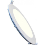 BES LED Led Downlight Slim - Inbouw Rond 12w - Dimbaar - Natuurlijk 4200k - Mat Aluminium - Ø170mm - Wit