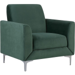 Beliani Fenes Fauteuil Fluweel 75 X 89 Cm - Groen