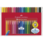 Faber Castell Viltstiften Grip Colour Etui 20 Stuks - Wit