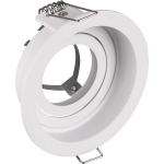 BES LED Spot Armatuur Gu10 - Trion Kenan - Inbouw Rond - 1-lichts - Mat - Aluminium - Verdiept - Kantelbaar - Ø90 - Wit