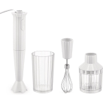 Alessi Staafmixer Plissé - Compleet - Blanco