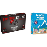 White Goblin Games Spellenbundel - Kaartspel - 2 Stuks - Exploding Kittens Nsfw (18+) & Machi Koro Basisspel