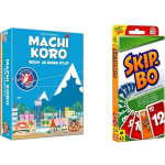 Mattel Spellenbundel - Kaartspel - 2 Stuks - Machi Koro Basisspel & Skip-bo