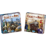 Days of Wonder Ticket To Ride Spellenbundel - 2 Stuks - Usa (Basisspel) & Uitbreiding Frankrijk & Old West