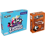 Identity Games Educatieve Spellenbundel - Squla - 6 Tot 12 Jaar - Familiebordspel & Spelling Kaartspel