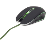 Gembird MUSG-001-G - Gaming muis, zwart/ - Groen