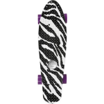 skateboard Dirty Harry Zebra 58,5 cm polypropeen zwart/wit