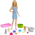 Barbie Speelset Met Hondje, Poesje En Konijntje