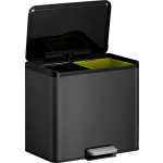 Eko Essential Recycler Pedaalemmer Afvalscheider - 2 X 15l - - Negro