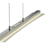 BES LED Led Hanglamp - Hangverlichting - Trion Posan - 18w - Aanpasbare Kleur - Dimbaar - Rechthoek - Mat Nikkel - Aluminium